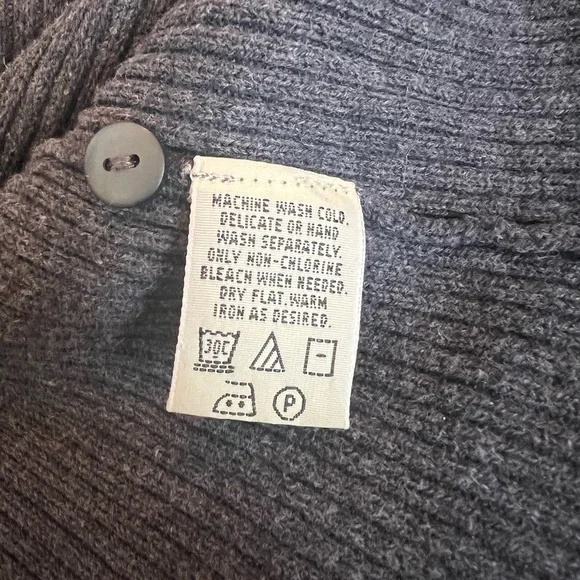 Classic Black Button-Up Cardigan - Picture 4 of 5